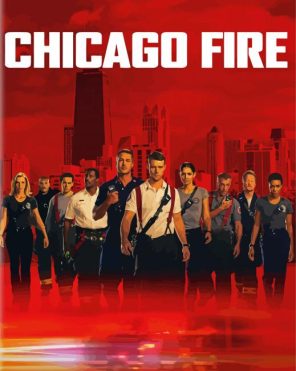 Chicago Fire Movie Poster paint by numbers