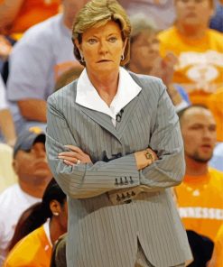 Pat Summitt paint by numbers