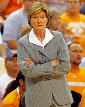 Pat Summitt paint by numbers