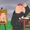 Peter Griffin Crying paint by numbers