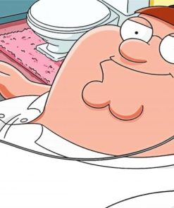 Peter Griffin With Headphones Paint By Numbers