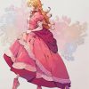 Princess Peach Art paint by numbers