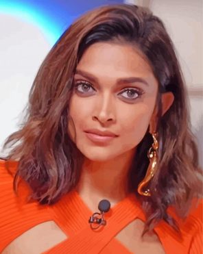 Deepika Padukone paint by numbers