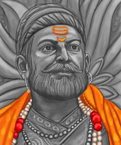 Chhatrapati Shivaji Maharaj paint by numbers