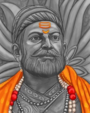 Chhatrapati Shivaji Maharaj paint by numbers