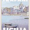 Trapani Sicilia Poster paint by numbers