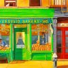 Vintage Bake Shop paint by numbers