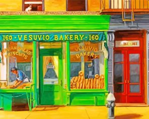 Vintage Bake Shop paint by numbers