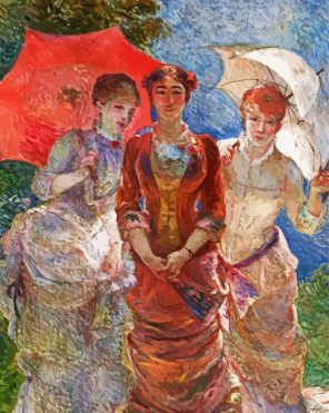 Vintage Ladies Artwork paint by numbers