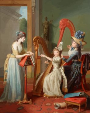 18th Century Musicians Paint By Numbers