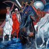 4 Horsemen Timothy Giles Paint By Numbers