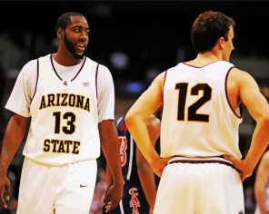 Arizona State Players Paint By Numbers