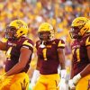 Arisona State Sun Devils Footballers Paint By Numbers