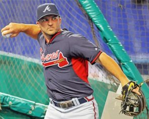 Second Baseman Paint By Numbers