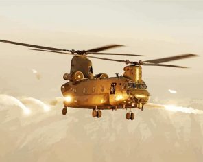 Boeing CH 47 Chinook Paint By Numbers