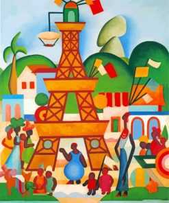 Carnaval Em Madureira By Tarsila Do Amaral Paint By Numbers