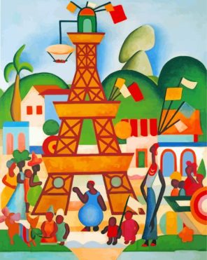 Carnaval Em Madureira By Tarsila Do Amaral Paint By Numbers