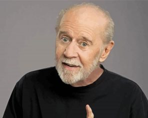 Comedian George Carlin Paint By Numbers