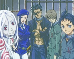 Deadman Wonderland Characters Paint By Numbers