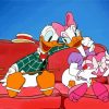 Donald Duck And Daisy Paint By Numbers