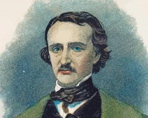 Edgar Allen Poe Art Paint By Numbers