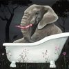 Elephant In Bathtub Paint By Numbers