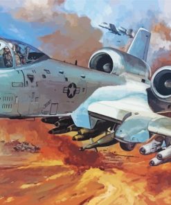 Fairchild A10 Thunderbolt Paint By Numbers