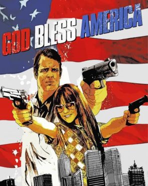 God Bless America Poster Paint By Numbers