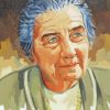 Golda Meir Art Paint By Numbers