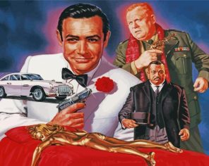 Goldfinger Characters Art Paint By Numbers