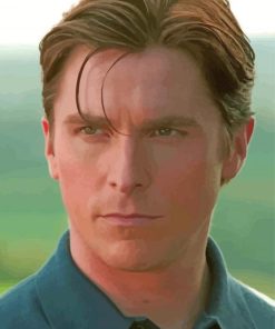 Handsome Actor Christian Bale Paint By Numbers