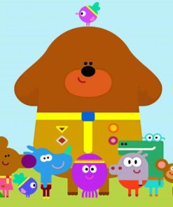 Hey Duggee Characters Paint By Numbers