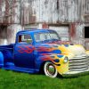 Hot Rod Truck Paint By Numbers