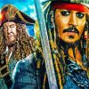 Jack Sparrow And Hector Barbosa Paint By Numbers