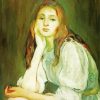 Julie Daydreaming By Berthe Morisot Paint By Numbers