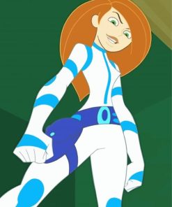 Kim Possible Character Paint By Numbers