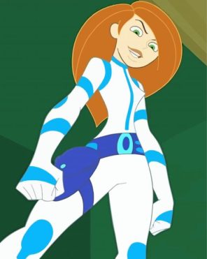 Kim Possible Character Paint By Numbers