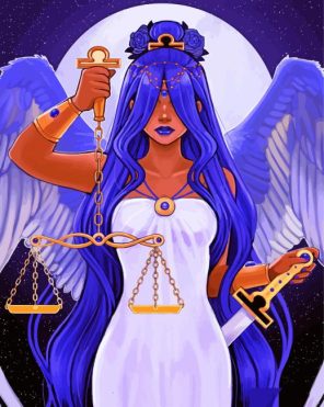 Fantasy Libra Lady Paint By Numbers