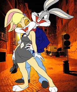 Lola And Bugs Bunny Paint By Numbers