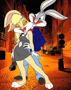 Lola And Bugs Bunny Paint By Numbers