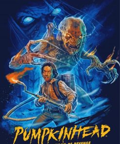 Pumpkinhead Poster Paint By Numbers