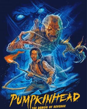 Pumpkinhead Poster Paint By Numbers