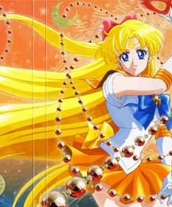 Sailor Venus Character Paint By Numbers