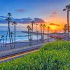 San Clemente Beach Sunset Paint By Numbers