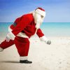 Santa Claus Christmas At Beach Paint By Numbers