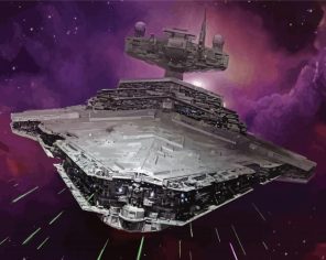 Star Destroyer Vehicule Paint By Numbers