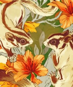 Sugar Gliders Art Paint By Numbers