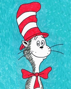 The Cat In The Hat Paint By Numbers