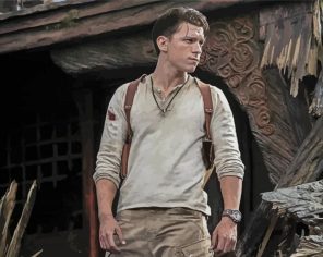 Tom Holland Nathan Drake Paint By Numbers