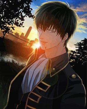 Toshiro Hijikata Gintama Anime Paint By Numbers